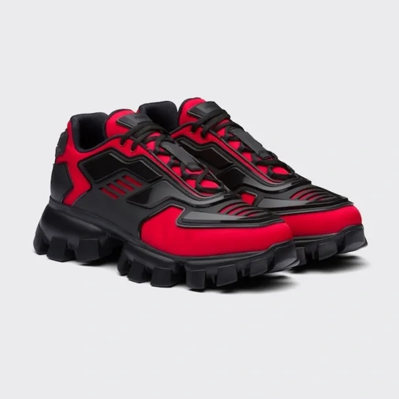 Prada Cloudbust Thunder Red Prada Sneakers Black And Red Prada